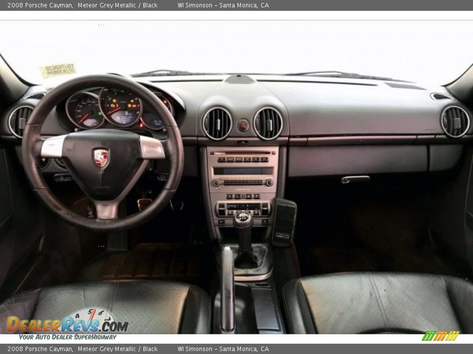 2008 Porsche Cayman Meteor Grey Metallic / Black Photo #14