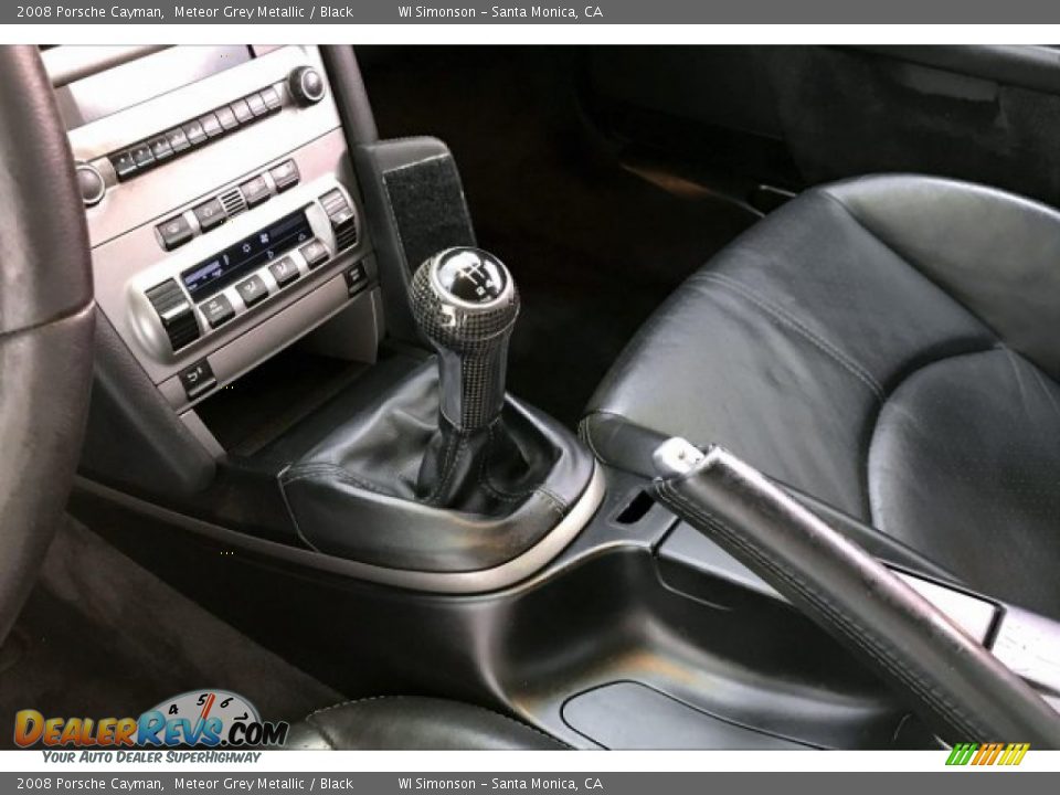 2008 Porsche Cayman Meteor Grey Metallic / Black Photo #19