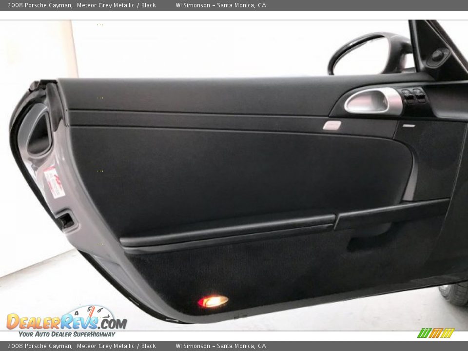 2008 Porsche Cayman Meteor Grey Metallic / Black Photo #21