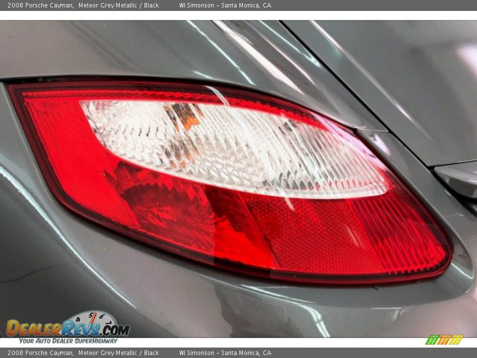 2008 Porsche Cayman Meteor Grey Metallic / Black Photo #22