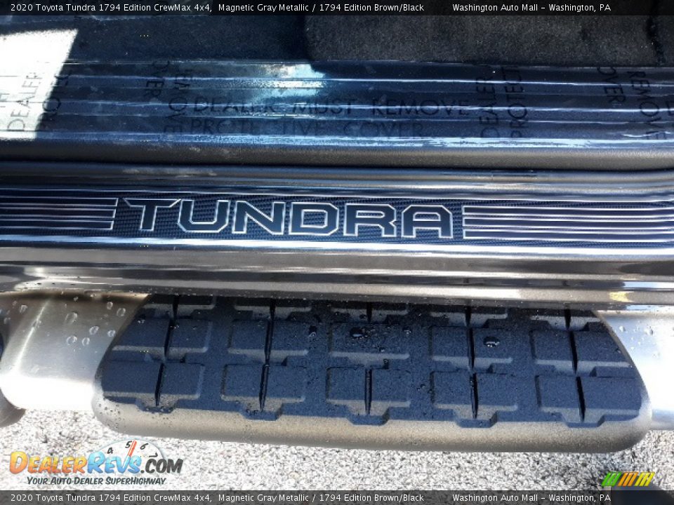 2020 Toyota Tundra 1794 Edition CrewMax 4x4 Magnetic Gray Metallic / 1794 Edition Brown/Black Photo #28
