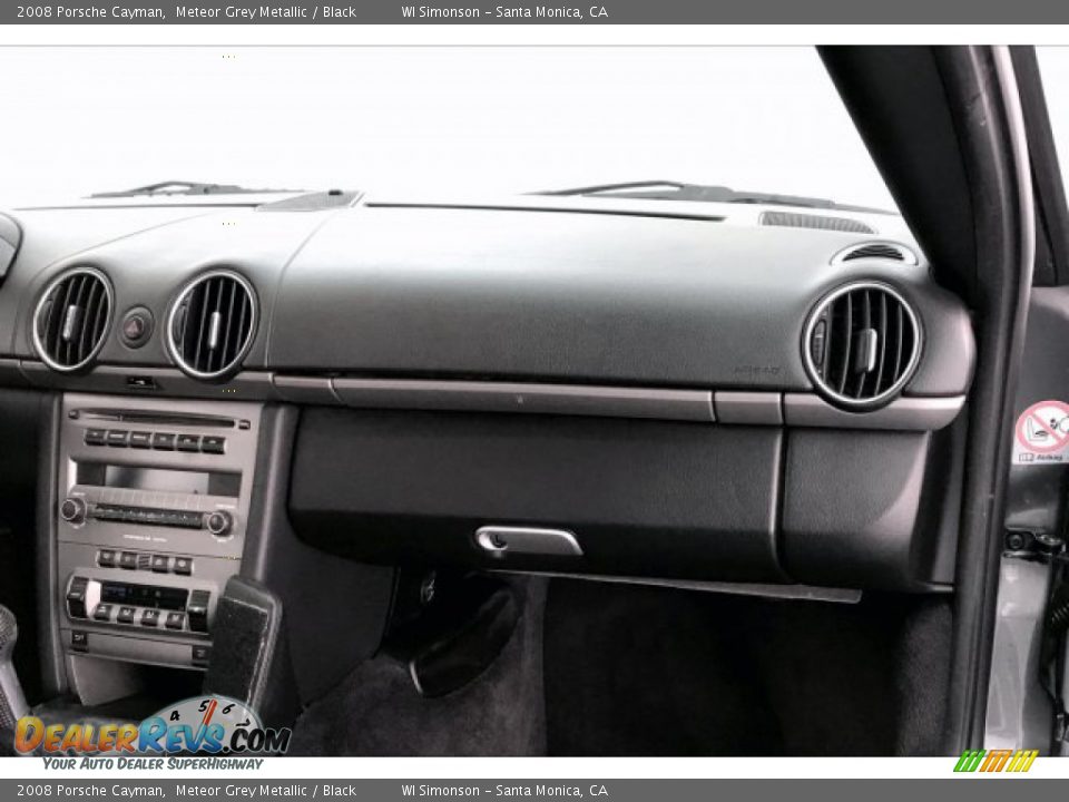 2008 Porsche Cayman Meteor Grey Metallic / Black Photo #24