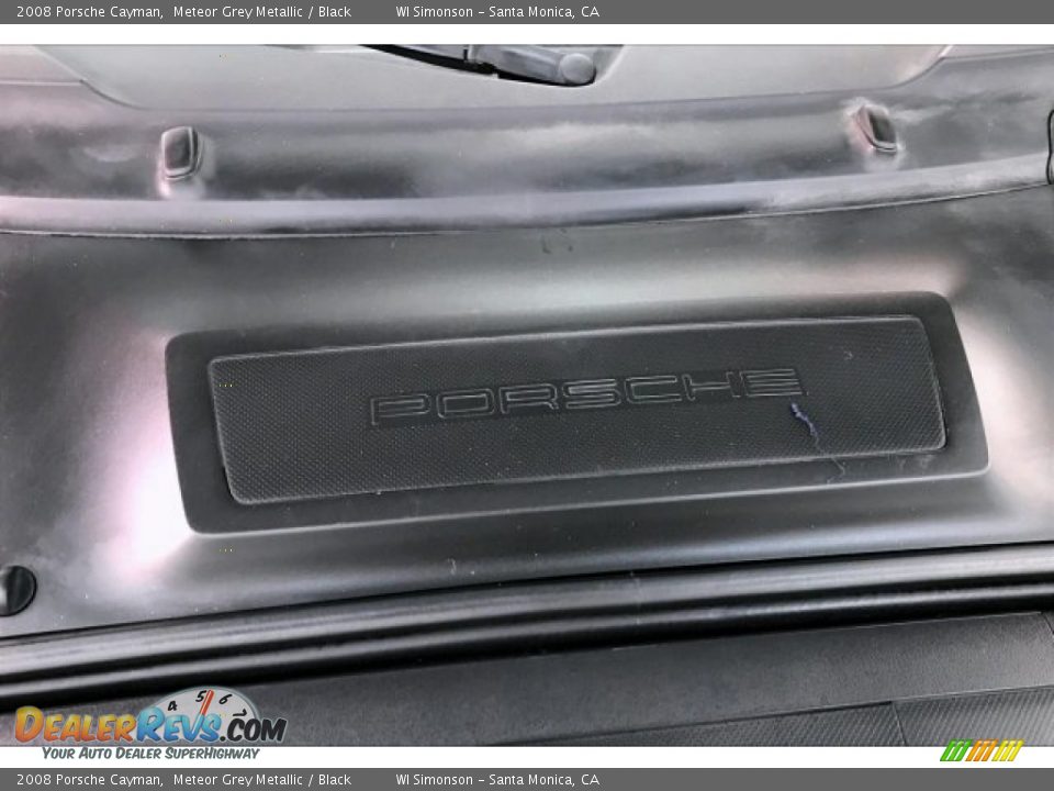 2008 Porsche Cayman Meteor Grey Metallic / Black Photo #26