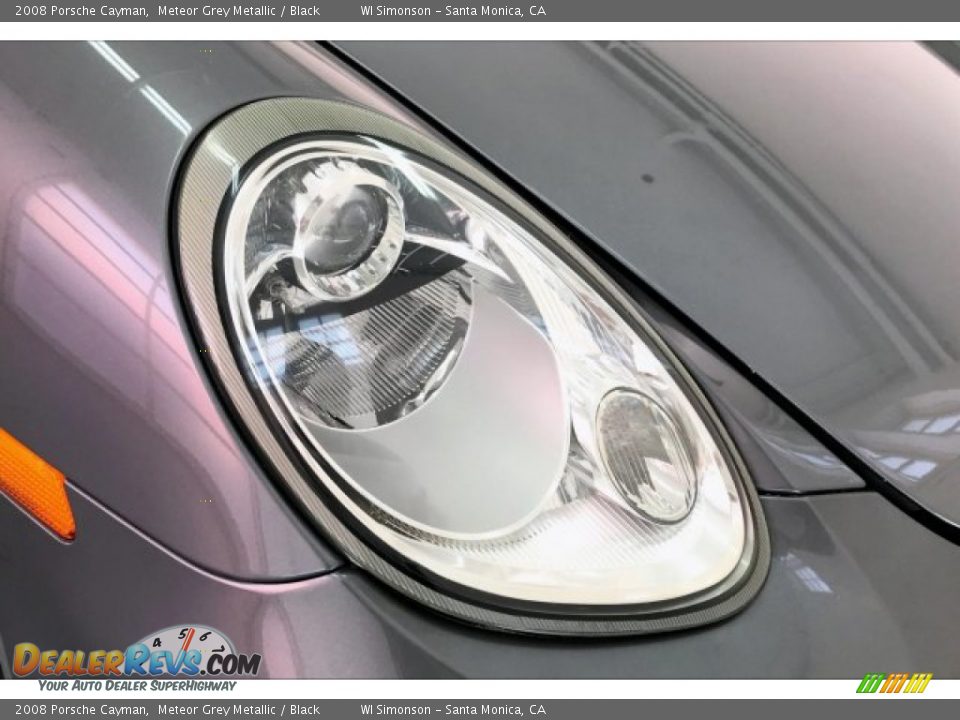 2008 Porsche Cayman Meteor Grey Metallic / Black Photo #27