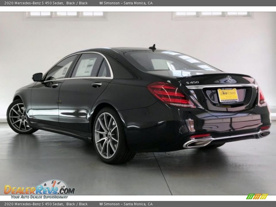 2020 Mercedes-Benz S 450 Sedan Black / Black Photo #2