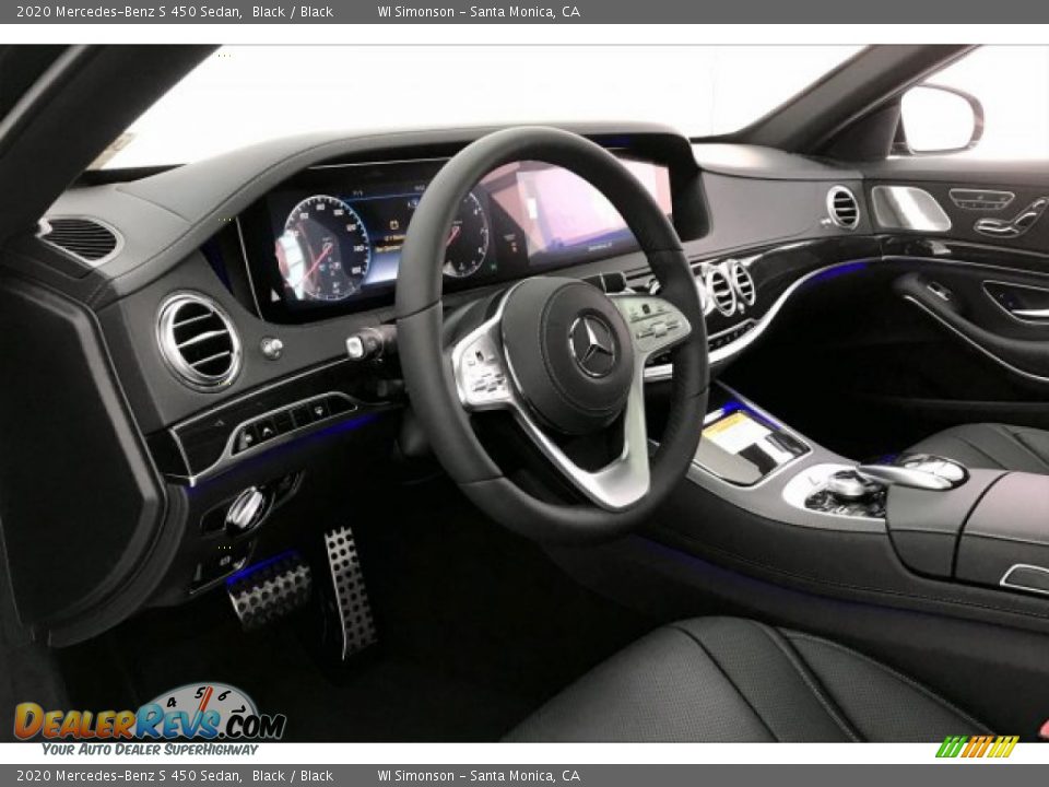 2020 Mercedes-Benz S 450 Sedan Black / Black Photo #4