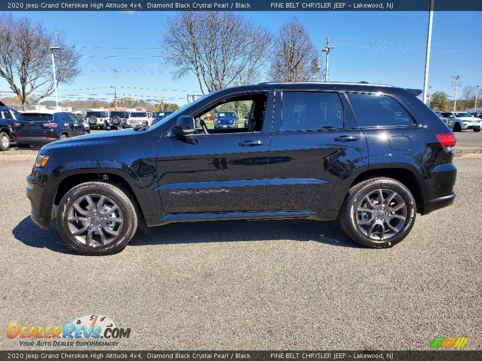 2020 Jeep Grand Cherokee High Altitude 4x4 Diamond Black Crystal Pearl / Black Photo #4