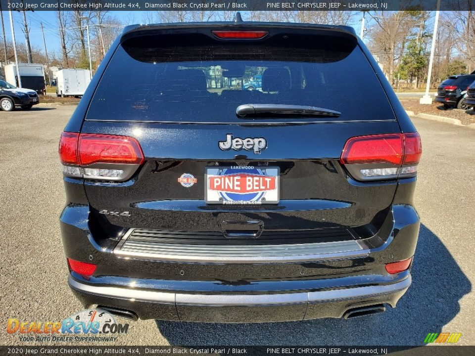 2020 Jeep Grand Cherokee High Altitude 4x4 Diamond Black Crystal Pearl / Black Photo #7
