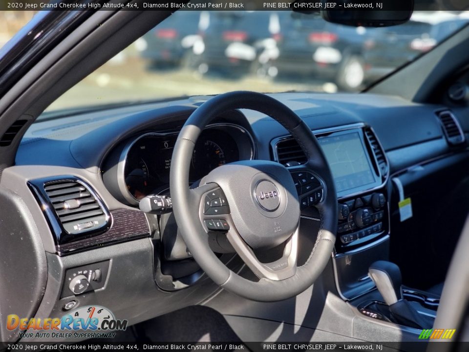 2020 Jeep Grand Cherokee High Altitude 4x4 Diamond Black Crystal Pearl / Black Photo #10