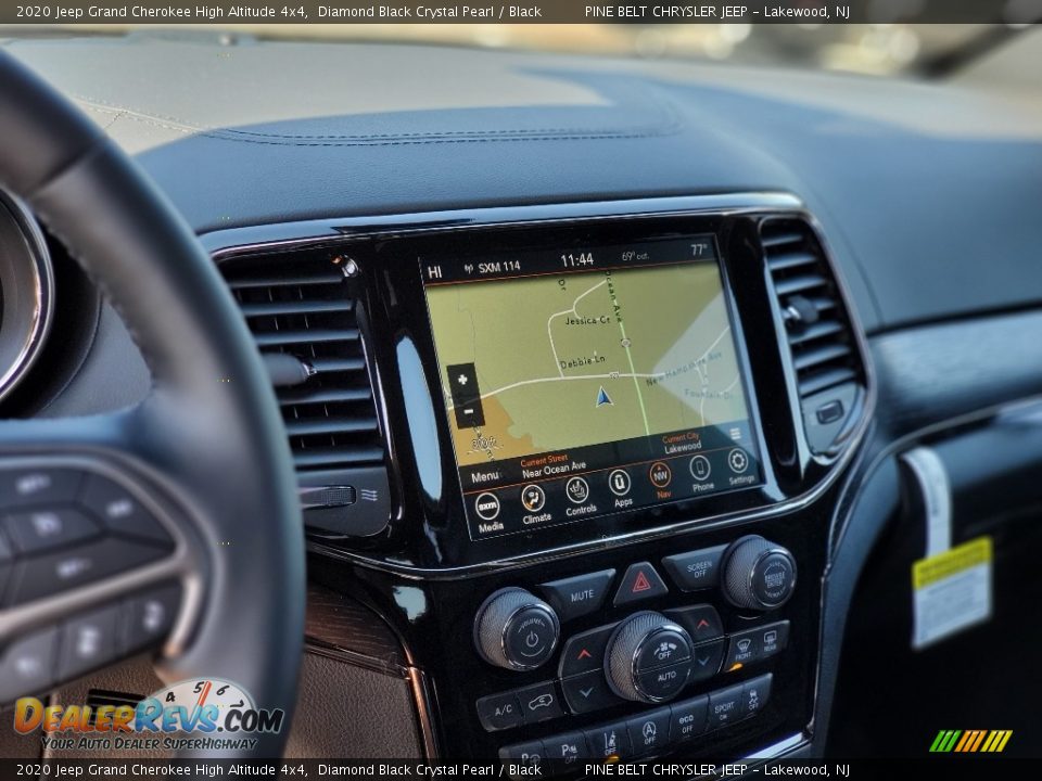 2020 Jeep Grand Cherokee High Altitude 4x4 Diamond Black Crystal Pearl / Black Photo #13