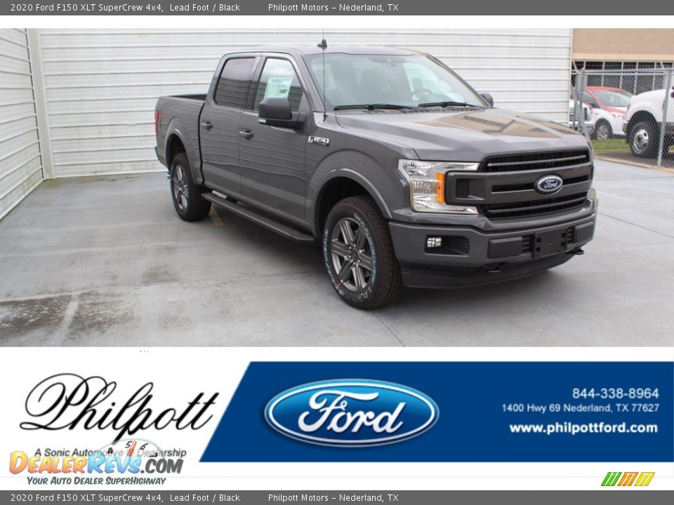 2020 Ford F150 XLT SuperCrew 4x4 Lead Foot / Black Photo #1