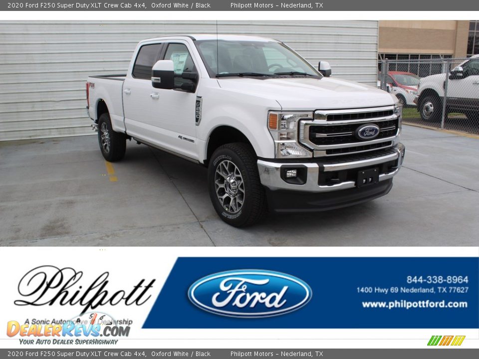 2020 Ford F250 Super Duty XLT Crew Cab 4x4 Oxford White / Black Photo #1