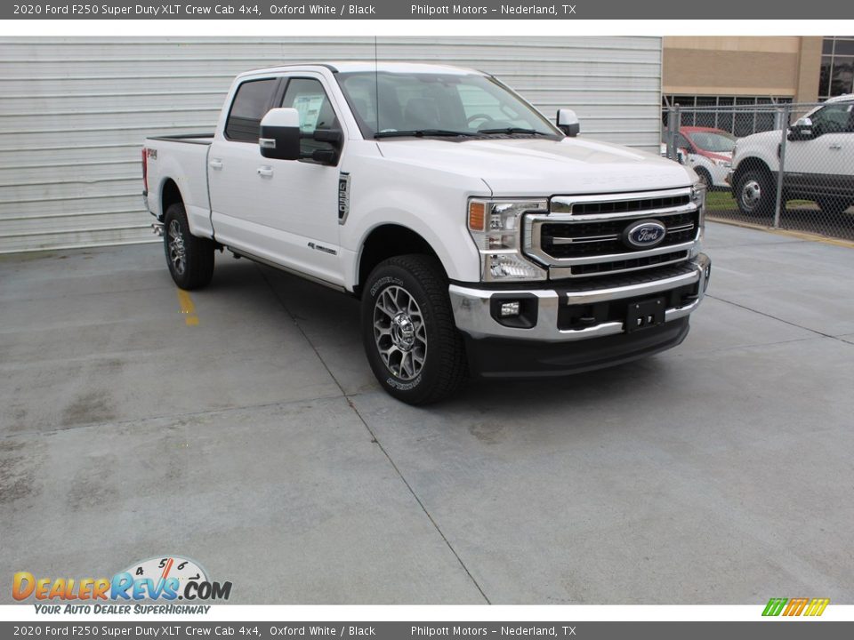 2020 Ford F250 Super Duty XLT Crew Cab 4x4 Oxford White / Black Photo #2