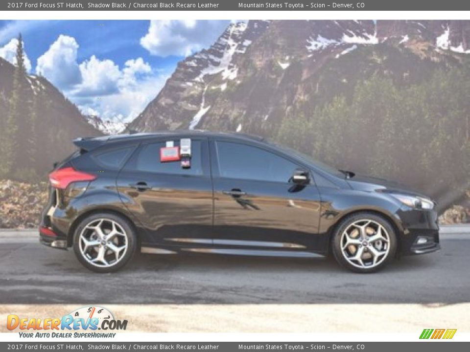 2017 Ford Focus ST Hatch Shadow Black / Charcoal Black Recaro Leather Photo #2