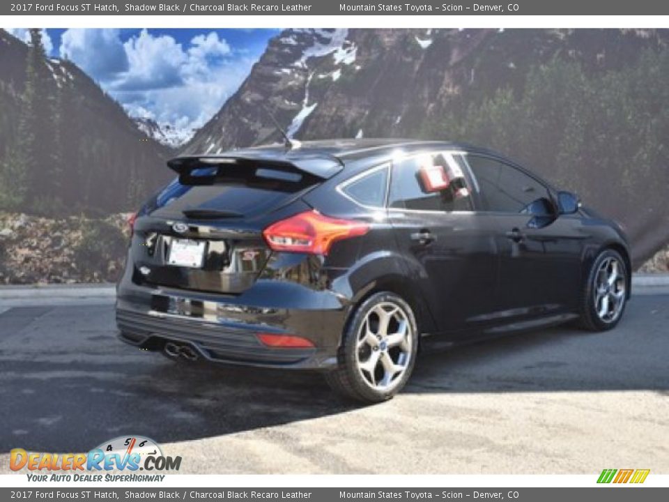 2017 Ford Focus ST Hatch Shadow Black / Charcoal Black Recaro Leather Photo #3