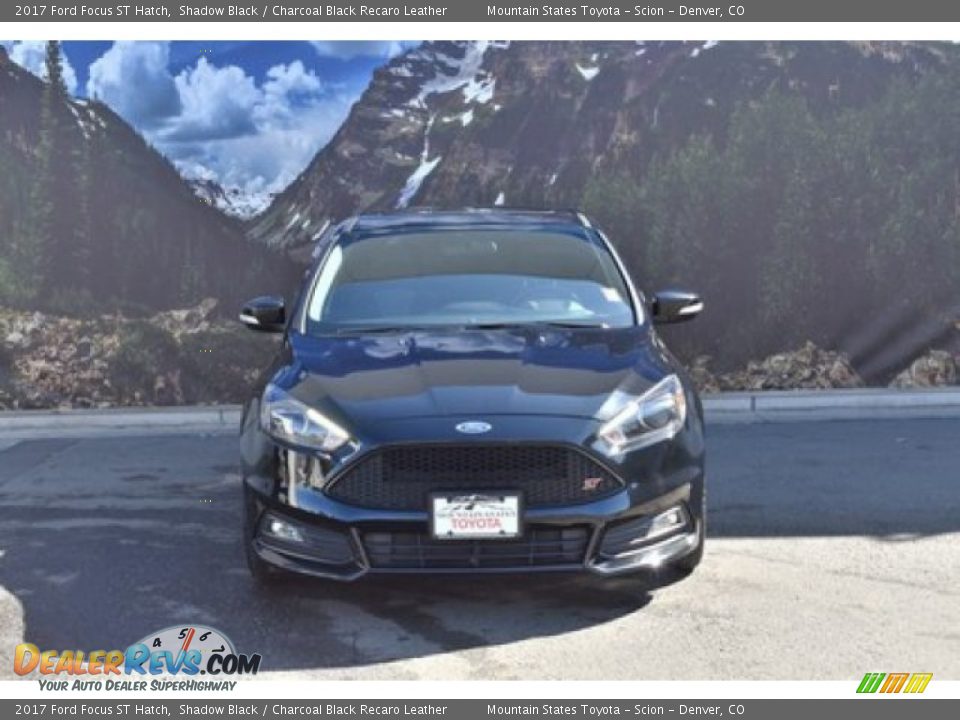 2017 Ford Focus ST Hatch Shadow Black / Charcoal Black Recaro Leather Photo #4