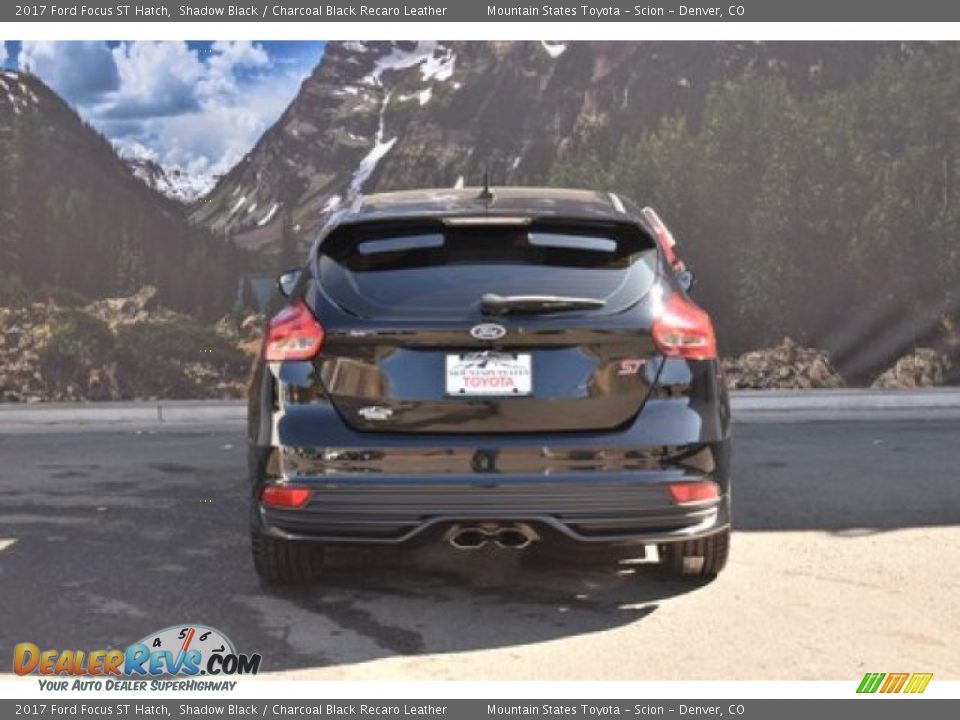 2017 Ford Focus ST Hatch Shadow Black / Charcoal Black Recaro Leather Photo #8