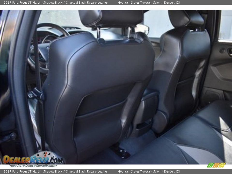 2017 Ford Focus ST Hatch Shadow Black / Charcoal Black Recaro Leather Photo #19