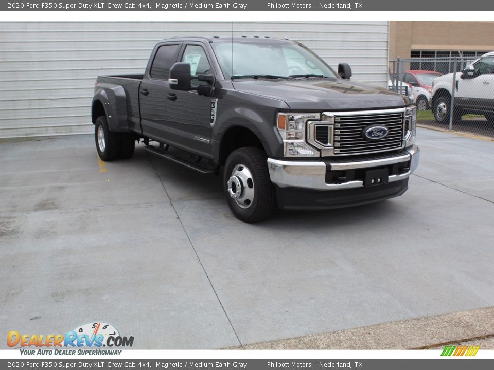 2020 Ford F350 Super Duty XLT Crew Cab 4x4 Magnetic / Medium Earth Gray Photo #2