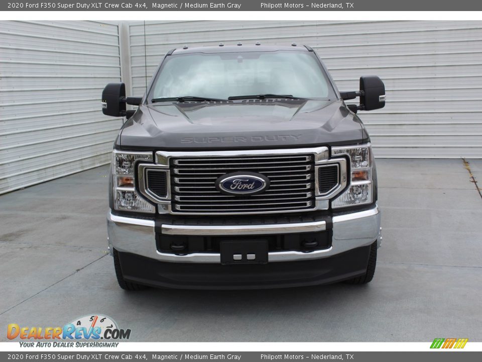 2020 Ford F350 Super Duty XLT Crew Cab 4x4 Magnetic / Medium Earth Gray Photo #3