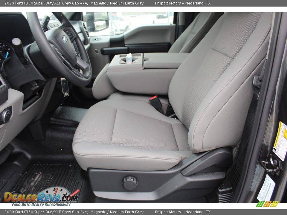 2020 Ford F350 Super Duty XLT Crew Cab 4x4 Magnetic / Medium Earth Gray Photo #10