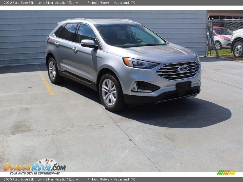 2020 Ford Edge SEL Iconic Silver Metallic / Ebony Photo #2