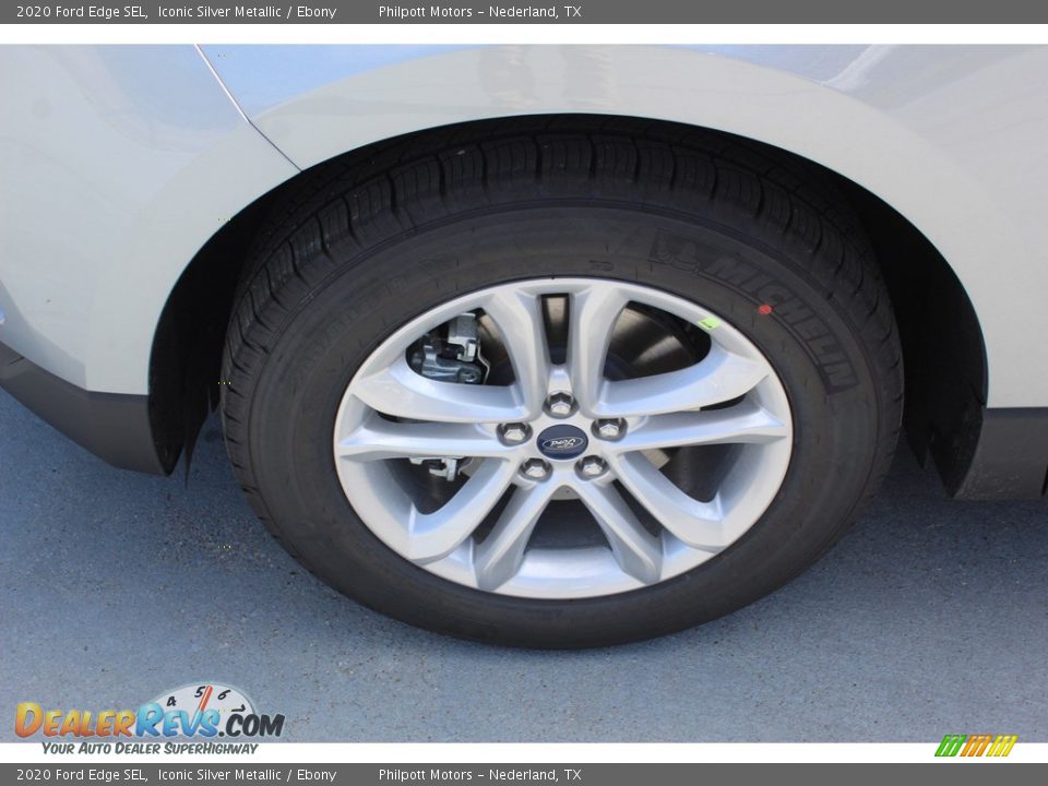 2020 Ford Edge SEL Iconic Silver Metallic / Ebony Photo #5