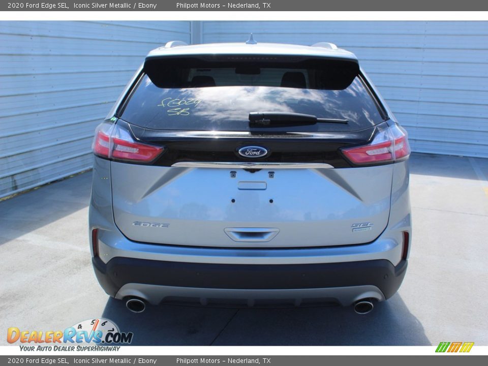 2020 Ford Edge SEL Iconic Silver Metallic / Ebony Photo #7
