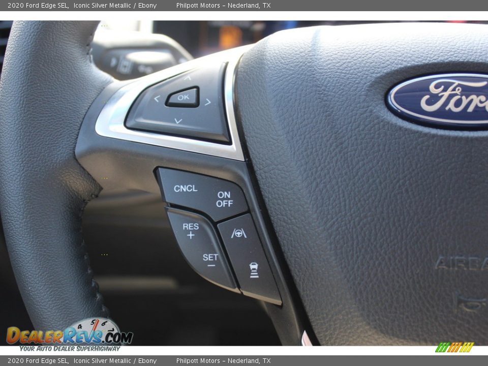 2020 Ford Edge SEL Iconic Silver Metallic / Ebony Photo #11