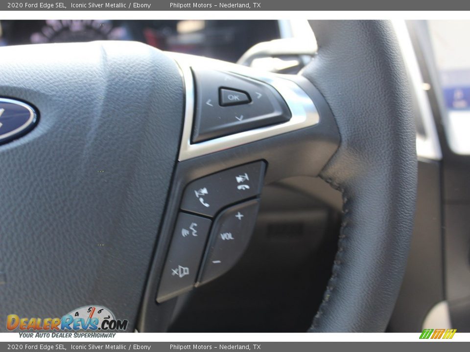 2020 Ford Edge SEL Iconic Silver Metallic / Ebony Photo #12