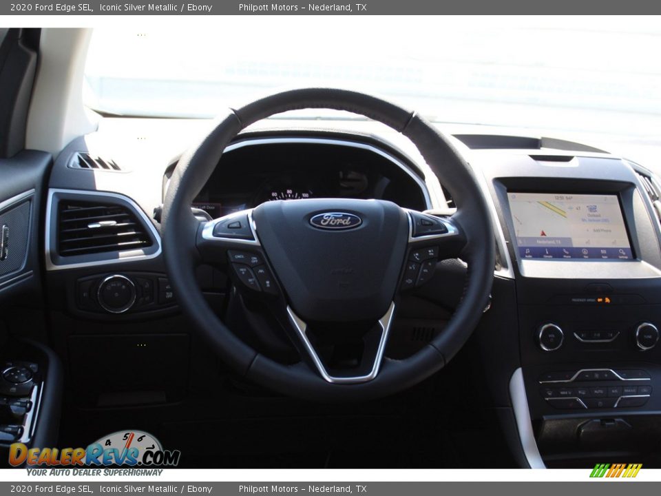 2020 Ford Edge SEL Iconic Silver Metallic / Ebony Photo #22