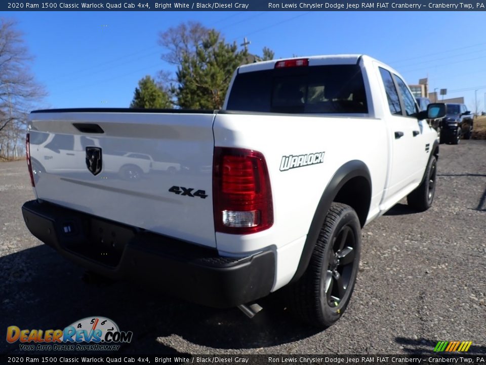 2020 Ram 1500 Classic Warlock Quad Cab 4x4 Bright White / Black/Diesel Gray Photo #5