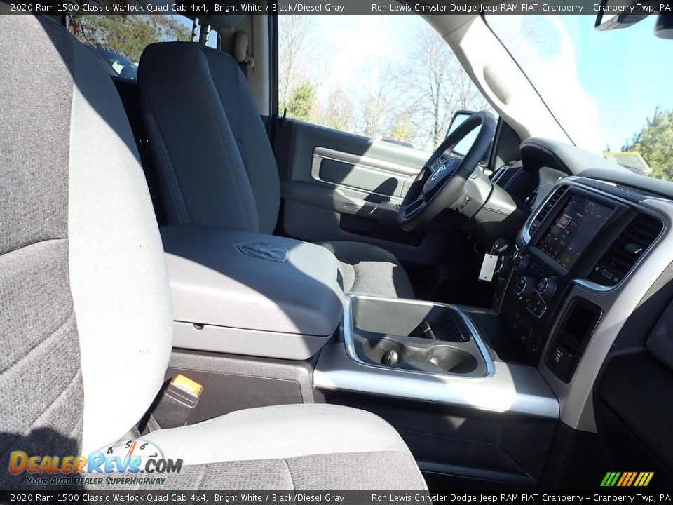 2020 Ram 1500 Classic Warlock Quad Cab 4x4 Bright White / Black/Diesel Gray Photo #10