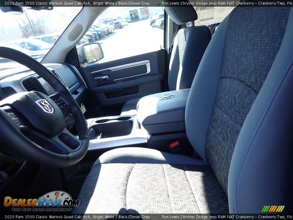 2020 Ram 1500 Classic Warlock Quad Cab 4x4 Bright White / Black/Diesel Gray Photo #14
