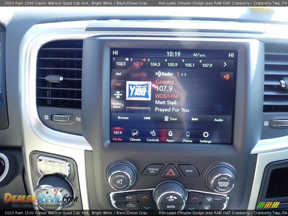 2020 Ram 1500 Classic Warlock Quad Cab 4x4 Bright White / Black/Diesel Gray Photo #17