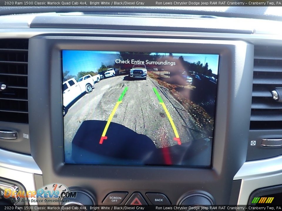 2020 Ram 1500 Classic Warlock Quad Cab 4x4 Bright White / Black/Diesel Gray Photo #18