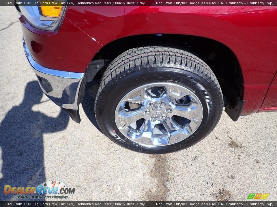 2020 Ram 1500 Big Horn Crew Cab 4x4 Delmonico Red Pearl / Black/Diesel Gray Photo #2