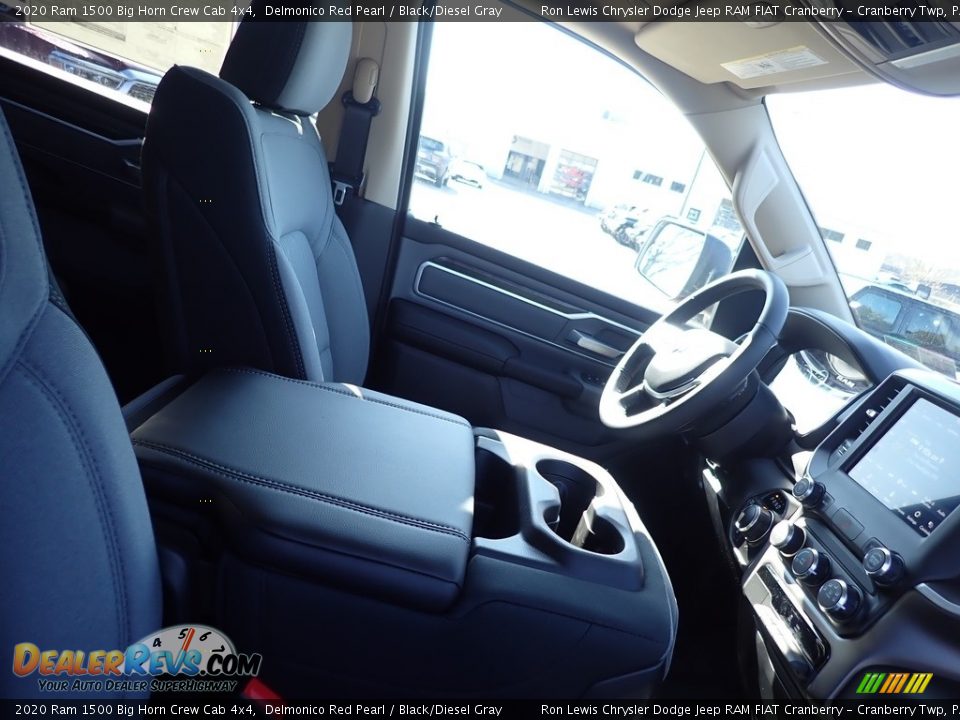 2020 Ram 1500 Big Horn Crew Cab 4x4 Delmonico Red Pearl / Black/Diesel Gray Photo #10