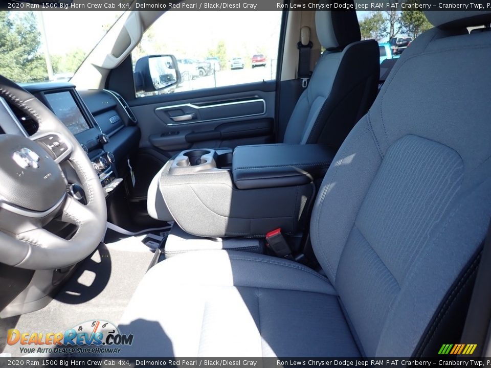 2020 Ram 1500 Big Horn Crew Cab 4x4 Delmonico Red Pearl / Black/Diesel Gray Photo #12