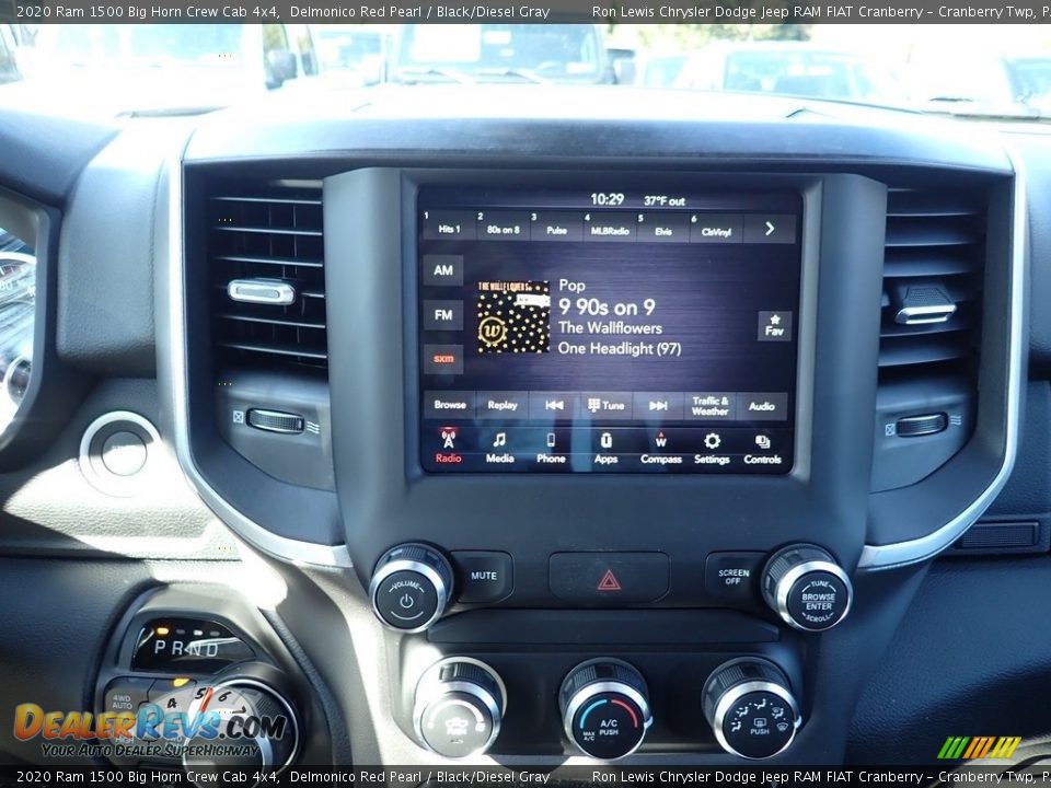 2020 Ram 1500 Big Horn Crew Cab 4x4 Delmonico Red Pearl / Black/Diesel Gray Photo #15