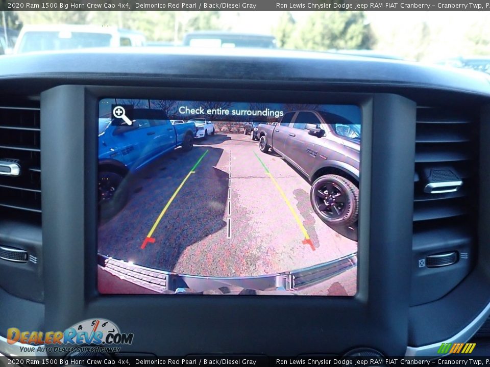 2020 Ram 1500 Big Horn Crew Cab 4x4 Delmonico Red Pearl / Black/Diesel Gray Photo #16