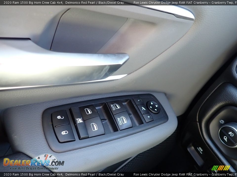 2020 Ram 1500 Big Horn Crew Cab 4x4 Delmonico Red Pearl / Black/Diesel Gray Photo #20