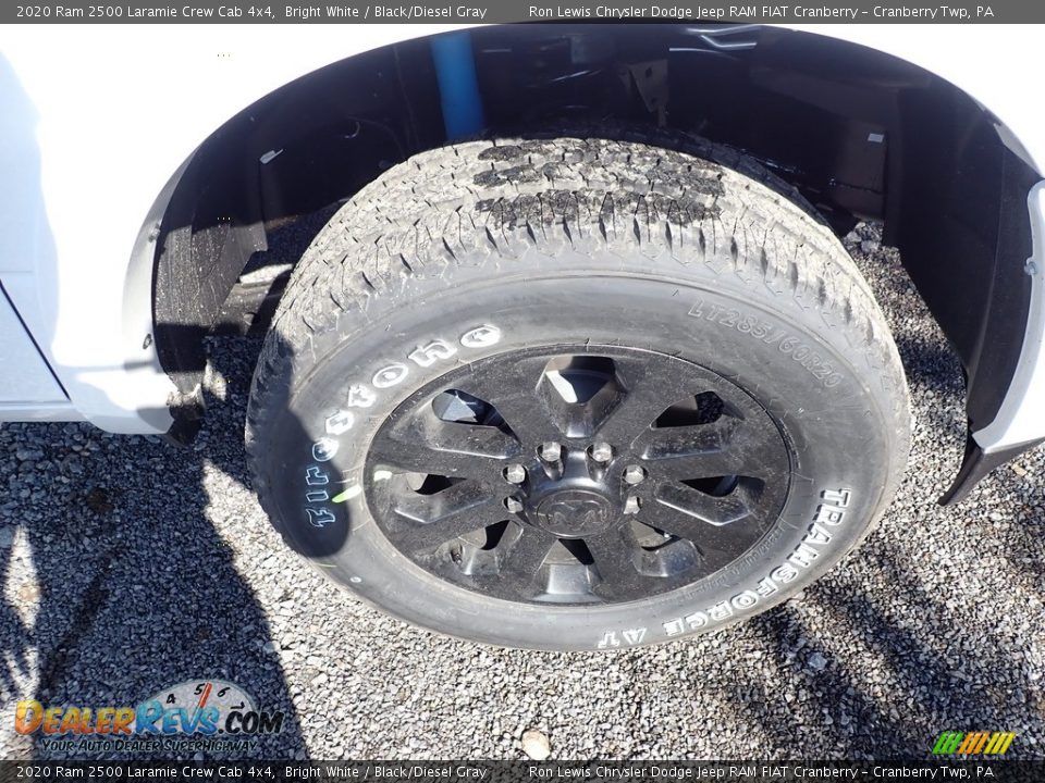 2020 Ram 2500 Laramie Crew Cab 4x4 Bright White / Black/Diesel Gray Photo #8