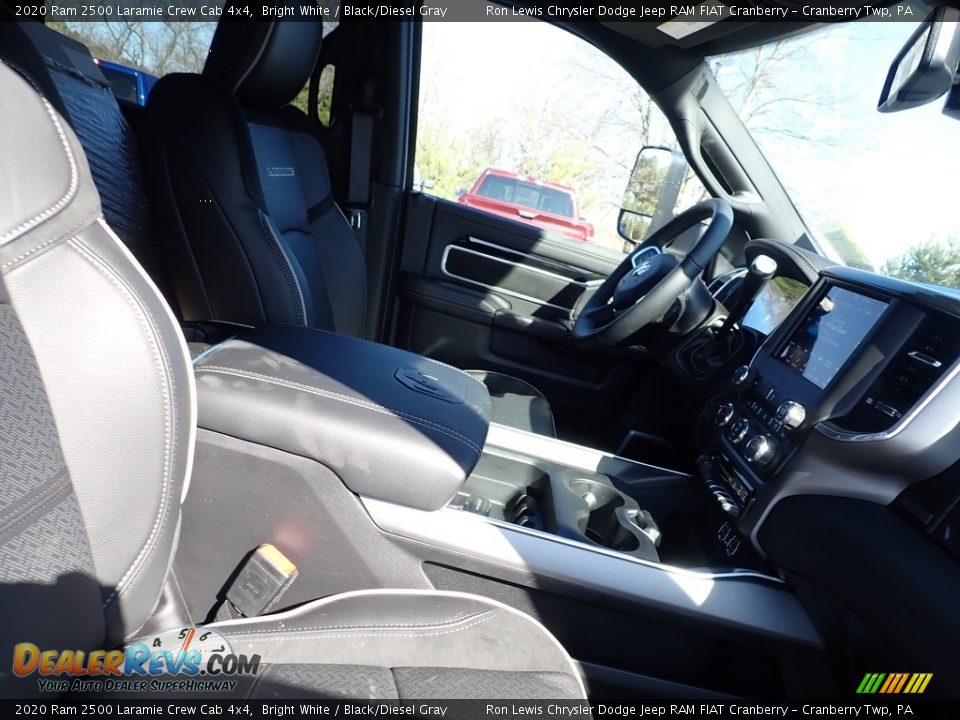 2020 Ram 2500 Laramie Crew Cab 4x4 Bright White / Black/Diesel Gray Photo #9