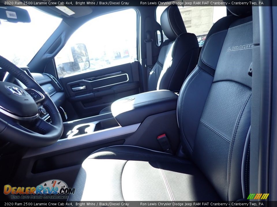 2020 Ram 2500 Laramie Crew Cab 4x4 Bright White / Black/Diesel Gray Photo #11