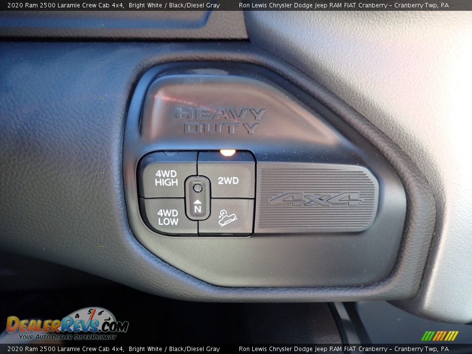 2020 Ram 2500 Laramie Crew Cab 4x4 Bright White / Black/Diesel Gray Photo #19