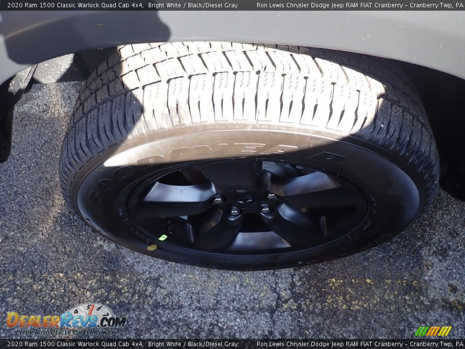 2020 Ram 1500 Classic Warlock Quad Cab 4x4 Bright White / Black/Diesel Gray Photo #3