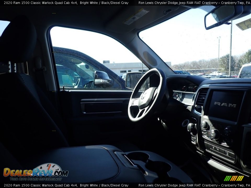 2020 Ram 1500 Classic Warlock Quad Cab 4x4 Bright White / Black/Diesel Gray Photo #9