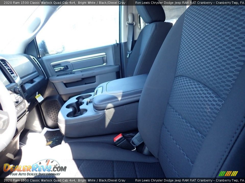 2020 Ram 1500 Classic Warlock Quad Cab 4x4 Bright White / Black/Diesel Gray Photo #12