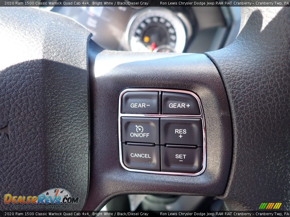 2020 Ram 1500 Classic Warlock Quad Cab 4x4 Bright White / Black/Diesel Gray Photo #13